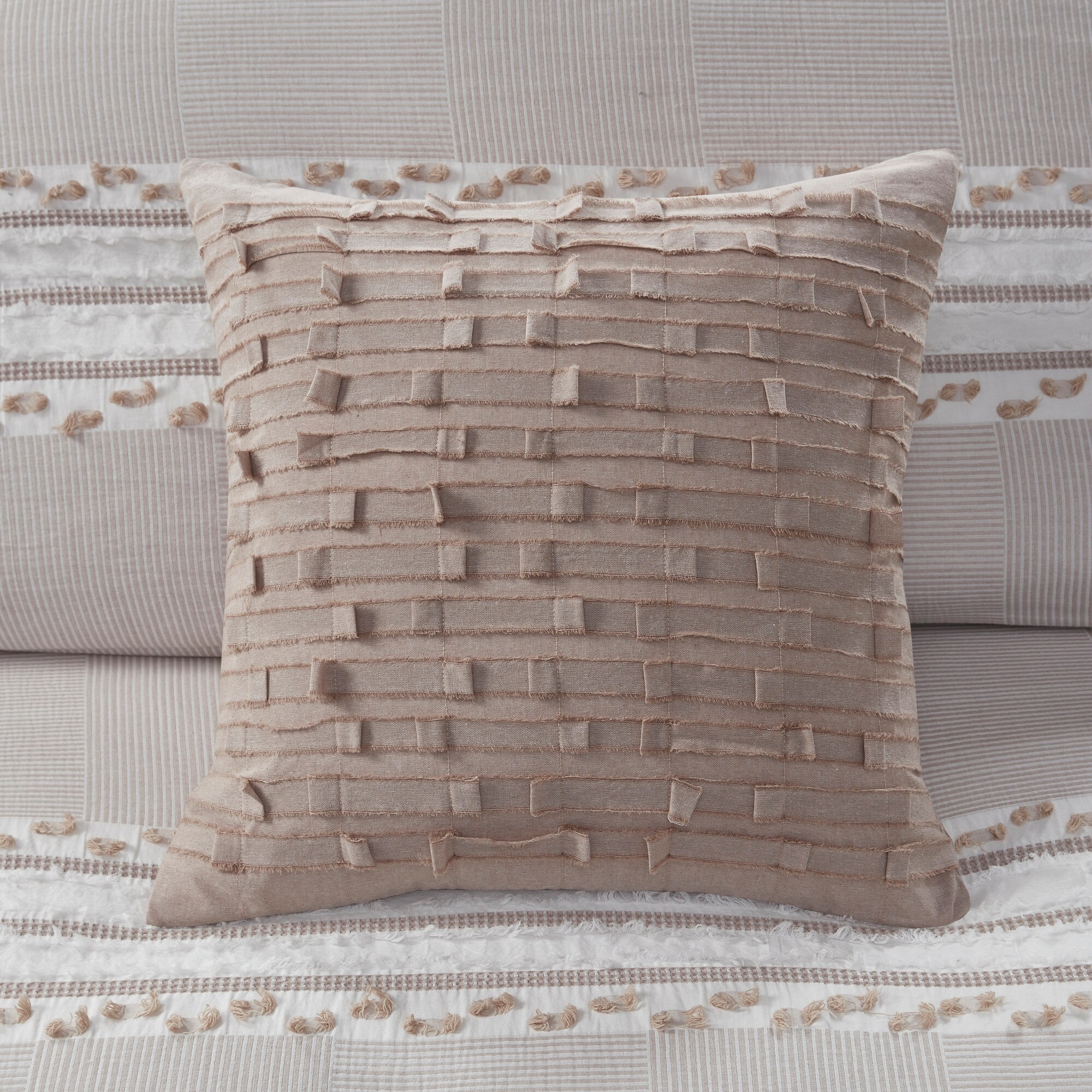 INK IVY Kerala Cotton Square Pillow